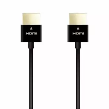 Кабель HDMI ELECOM PS3 Xbox360 Nintendo Switch Nintendo Classic Mini, работающий с 4K 3D Full HD Ethernet, черный, 1,0 м [подтверждено PS4]