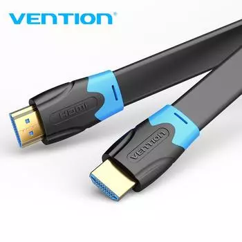 Кабель HDMI Vention, 3 м, кабель HDMI 2.0, удлинительный кабель 4K HDMI-HDMI для коммутатора, телевизора PS4, ТВ-приставки, видео-аудиокабель HDMI 0.5m чёрный