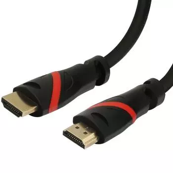 Кабель HDMI Высокоскоростной позолоченный штекер «папа-папа» Поддержка HD 1080P 3D HDMI-кабель 1 м 1,5 м 2 м 3 м 5 м 10 м 15 м для HDTV XBOX PS3 Компьютерный видеокабель 10M чёрный/красный