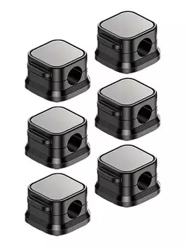 Кабель Кабель Шнур Провод Провод Магнитный Прочный Настольный Шнур Шнур USB-кабель Питание Наушники Зарядный Кабель Упаковка [fluche] Зажим, Держатель, Скрытый, Скрытый, чёрный