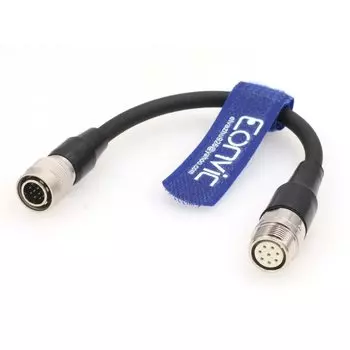 Кабель-конвертер Eonvic Canon Zoom Controller 8pin Family to Fujinon Lens 12pin Male