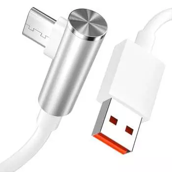 Кабель MACLE 120 Вт USB Type-C, 3 м, L-образный, для быстрой зарядки Xiaomi 6A, совместимый с Xiaomi 13T Pro 12T 11T Redmi Note 13 Pro+ POCO F4 GT F6 Pro,