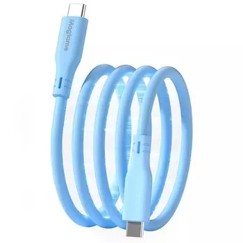 Кабель Magtame type c из силиконового материала Магнитное притяжение предотвращает спутывание кабеля type c Кабель быстрой зарядки PD60W ctoc Передача данных 480 Мбит/с