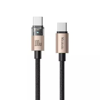 Кабель Mcdodo USB-C — USB-C, кабель быстрой зарядки PD 100 Вт Type-C, MacBook, iPad, iPhone 16/15, Xperia, Galaxy Pixel Switch, совместимый с Android и т. д.