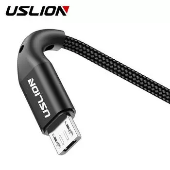 Кабель Micro USB для быстрой зарядки 3A Microusb для Samsung Xiaomi Android Телефонный кабель Зарядное устройство Micro USB 0.5M синий