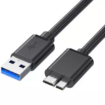Кабель MicroB USB3.0 Кабель для жесткого диска USB-A male – microB male Внешний HDD/SSD Поддержка жестких дисков/HD-камер и т. д.. Кабель-переходник Micro B высокий