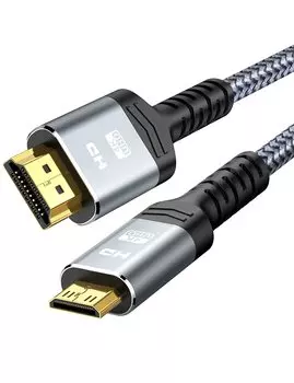 Кабель Mini HDMI Snowkids 4K 60 Гц mini hdmi - hdmi Двунаправленная передача A Male - Mini Type C 1,8 м (Тип Мужской)
