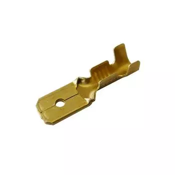 Кабельная проушина, вилка, 6,3 мм, 100 шт.