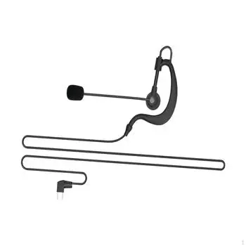 Кабель наушников для рефери типа C, удобное использование, заменяет гарнитуру с креплением на ухо для радио For V6plus