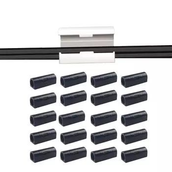 Кабель Neyiem Cable Wall для скрытого прочного съемного кабеля, электрический провод, органайзер, черный зажим, фиксация, хранение, автомобили, проводка, двухсторонний чёрный