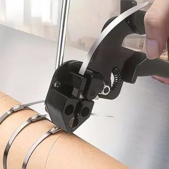 Кабельные стяжки плоскогубцы инструмент для резки крепежных ремней резак натяжной автоматический пистолет-молния нержавеющая сталь фиксирующий стяжной хомут ручной инструмент для обмотки