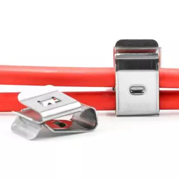 Кабельные зажимы из нержавеющей стали, перпендикулярно 90 градусов