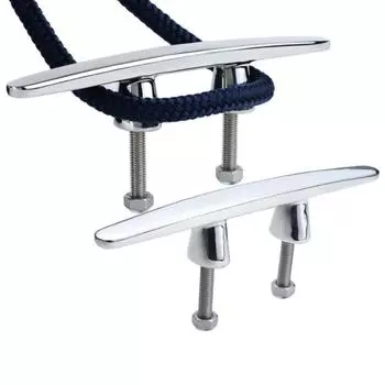 Кабельный болт в форме верблюда с проволочным прутком Морской швартовный тумба Тумба из бараньего рога 316 Нержавеющая сталь Фурнитура для яхт в форме верблюда 6inch