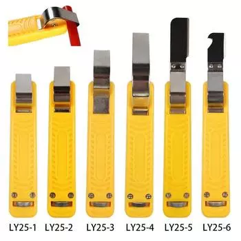 Кабельный нож, плоскогубцы для снятия изоляции, нож для зачистки круглых кабелей из ПВХ, мини-плоскогубцы