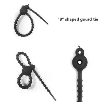 Кабельный органайзер, стяжки, зажим, зарядное устройство, органайзер для шнура, силиконовый органайзер для проводов, держатель для наушников для мыши, устройство для намотки линии передачи данных, силиконовые ремни чёрный