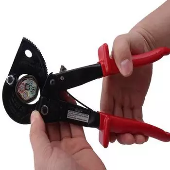 Кабельный резак HS-325A Эргономичный механический прочный быстрорежущий металл износостойкий трос с храповым механизмом