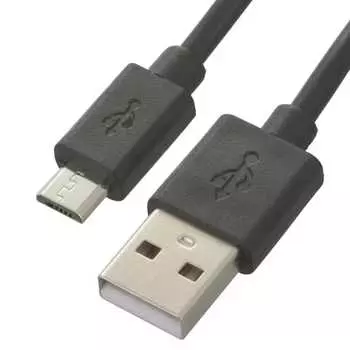 Кабель Ohm Electric USB, кабель Micro B, 2A, кабель питания USB, кабель типа A/microB, кабель для зарядки смартфона Android, 3 м SMT-LB3M-K 01-7242
