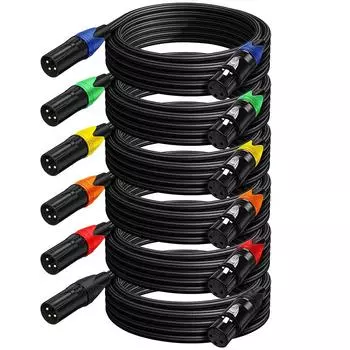 Кабель «папа-мама» для профессиональной записи, удлинительная линия, динамик, микрофон жёлтый