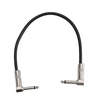 Кабель педали эффектов, прямоугольный соединительный кабель 6,35 мм, аудиоразъем, инструментальный провод для электрооборудования