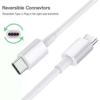 Кабель передачи данных C Male-to-C Male Double Charge TPE Высококачественный кабель передачи данных Type c с быстрой зарядкой 18 Вт 1m