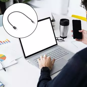 Кабель передачи данных USB C - USB C PD65W для быстрой зарядки, скорость передачи данных 480 Мбит/с для iPhone 15 серии/ноутбуков/планшетов