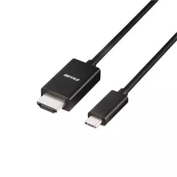 Кабель-переходник Buffalo USB Type-C HDMI 2 м 4K (60Гц) Совместимое многоэкранное зеркалирование BSCHD20BK/N