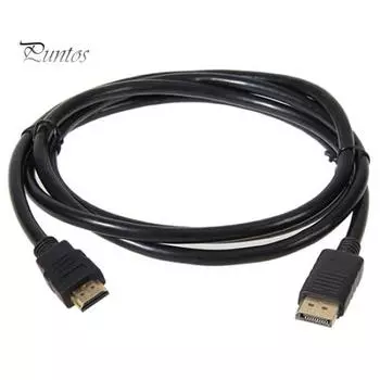 Кабель-переходник DisplayPort DP «папа» на HDMI-совместимый «папа» для ПК, HDTV, DV-планшета, 1,8 м