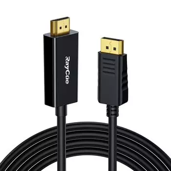 Кабель-переходник DisplayPort HDMI RayCue Кабель-переходник DisplayPort HDMI Поддерживает однонаправленное преобразование в HDMI, не поддерживает обратное