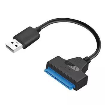 Кабель-переходник с 22-контактного адаптера USB 2.0 на SATA для 2,5-дюймовых жестких дисков SSD