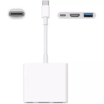Кабель-переходник типа C USB 3.1 к USB-C 3.0 4K One Size белый