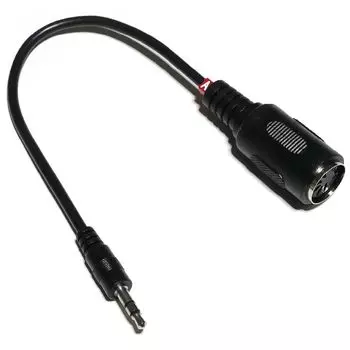 Кабель-переходник TRS MIDI 15 см AKAI KORG Roland YAMAHA и другие синтезаторы [Тип A] Мужской-Женский [100% проверен]