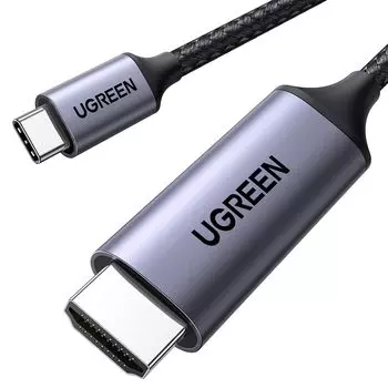 Кабель-переходник UGREEN USB Type C HDMI 2M USB C HDMI Conversion совместим с DP Alt, совместимый с Thunderbolt 2M 4K@60Hz