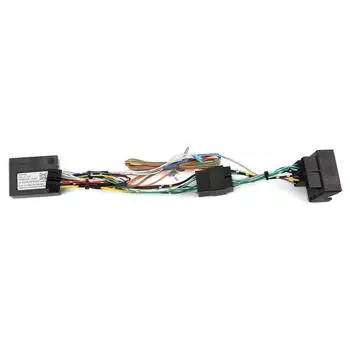 Кабель питания Ainavi Square 16 PIN для Mercedes Benz Smart Fortwo 451, автомобильный мультимедийный плеер Android, жгут проводов с CANbus 22mm