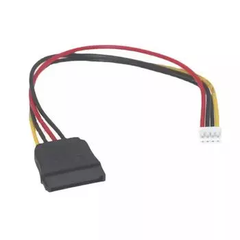 Кабель питания материнской платы ITX SATA 15P Female to Small 4-Pin Female 2.0mm 0.2m