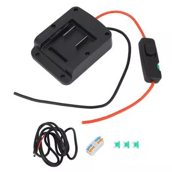 Кабель питания постоянного тока для мини-антенны, предохранители 30 А, адаптер для аккумулятора 18 В для портативного источника питания Power X Change