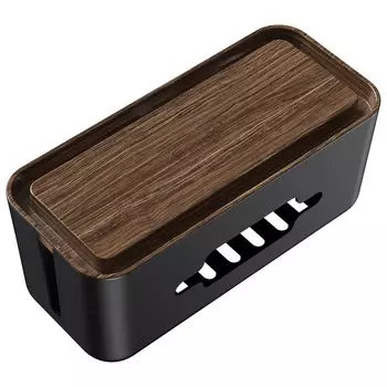 Кабель питания Провод для хранения пыли ORICO Безопасная проводка Смартфон Шнур питания Хорошая теплопроводка Черная деревянная коробка, кран/розетка и т. д.. Дело, Скрытый,