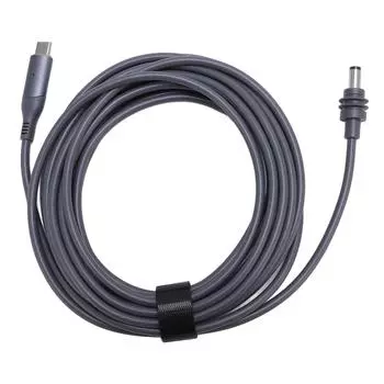 Кабель питания Satellite USB C to DC с красным синим светодиодным индикатором Кабель USB Type C to DC для 10m / 32ft