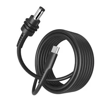 Кабель питания USB C-DC с защитой от дождя и быстрой зарядкой PD100W USB C-DC зарядный шнур для спутникового телевидения 1m / 3.3ft