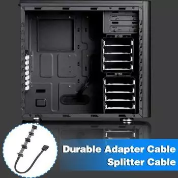 Кабель питания Yousheng SATA, адаптер, разветвитель, простой в использовании, универсальный, широкая совместимость, HDD, SSD, оптические приводы, кабель питания SATA 40cm