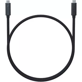 Кабель Razer Thunderbolt 4, черный, сверхбыстрая передача данных 40 Гбит/с, зарядка до 100 Вт, разрешение 8K, прочный плетеный кабель, совместимый с 3 4