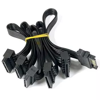 Кабель-разветвитель питания SATA 4 Pin 1 папа на 5 мам для жесткого диска HDD SSD