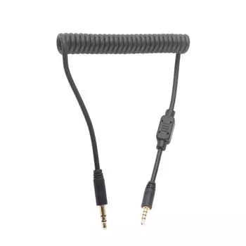 Кабель синхронизации вспышки 3,5 мм, спиральный шнур «папа-папа» для камеры Leica серии GF DSLR