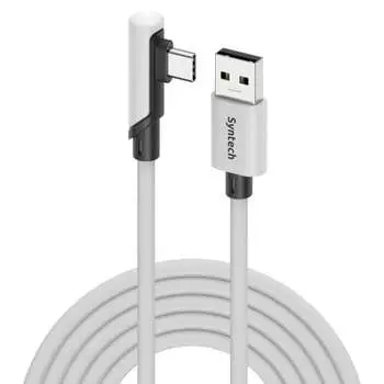 Кабель Syntech Link, совместимый с 3M совместимыми аксессуарами Oculus/Meta Quest 3S/Meta Quest 3, Quest2/Pro/Pico 4/Ultra и ПК/SteamVR, быстрая передача данных ПК T