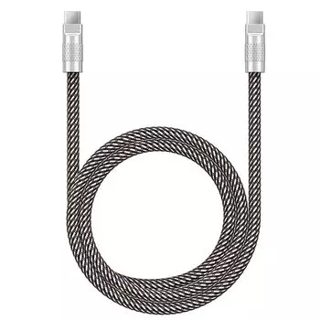 Кабель Thunderbolt 4 длиной 1 м, мощностью 240 Вт, быстрая зарядка, совместимость с 8K, скорость передачи данных 40 Гбит/с, Type-C и Type-C, USB-C, совместимость с MacBook/iPad/Air/iphone15 и т. д.