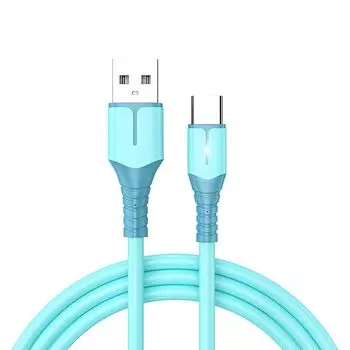 Кабель типа C Кабель для зарядки USB-C и USB-A Работа из дома [силиконовый материал Предотвращение отключения Зарядка 5A] Xperia, Galaxy, MacBook, iPad
