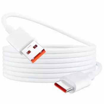 Кабель Type-C мощностью 120 Вт, 1 м, совместимый с Xiaomi, кабель для быстрой зарядки, совместимый с Redmi12 Note 13Pro/Mi 14 Ultra 13T 12TPro 11T 12S/POCO F4 GT F6 Pro, тип c