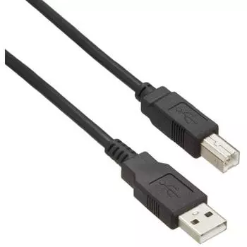Кабель USB2.0 Buffalo iBUFFALO для принтера 2,0 м черный BSUAB220BK