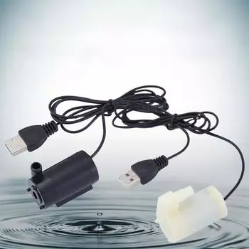 Кабель USB 1M DC Mute 3V5V6V Mini погружной водяной насос