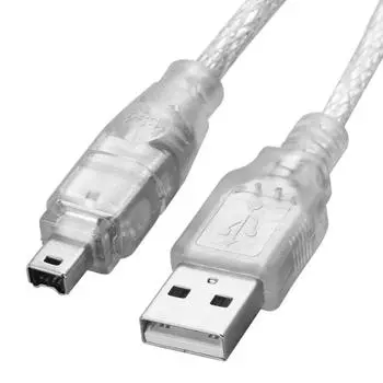 Кабель USB 2.0 Male to Firewire iEEE 1394 4 Pin Male iLink, длина: 1.2м