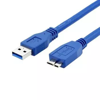 Кабель USB 3.0 для жесткого диска Micro-B, полностью медный, черный